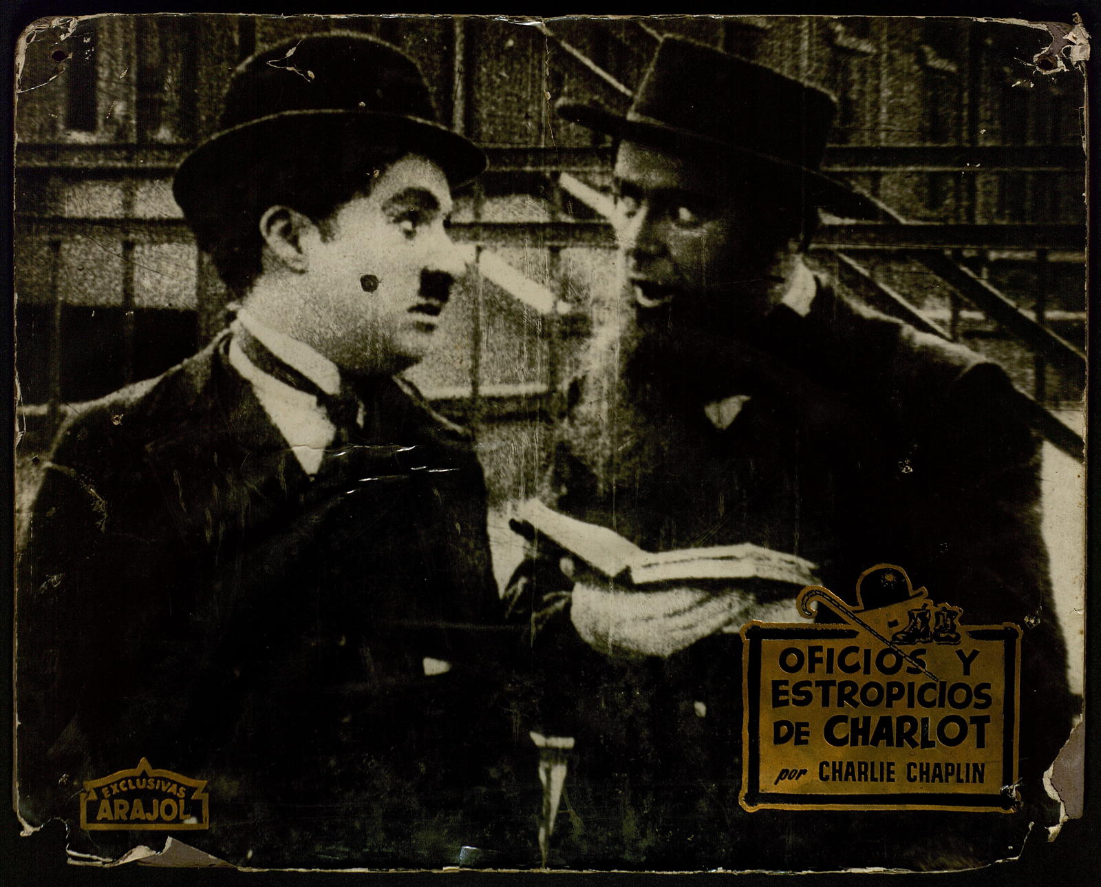 Desconegut, Oficios y estropicios de Charlot