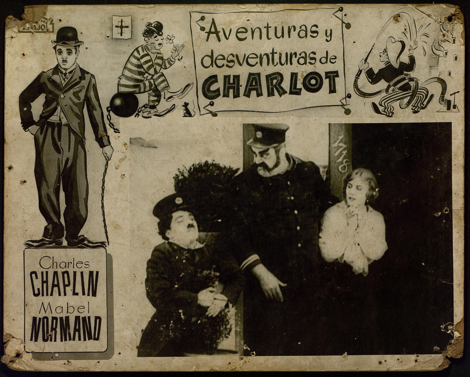 Desconegut, Aventuras y desventuras de Charlot
