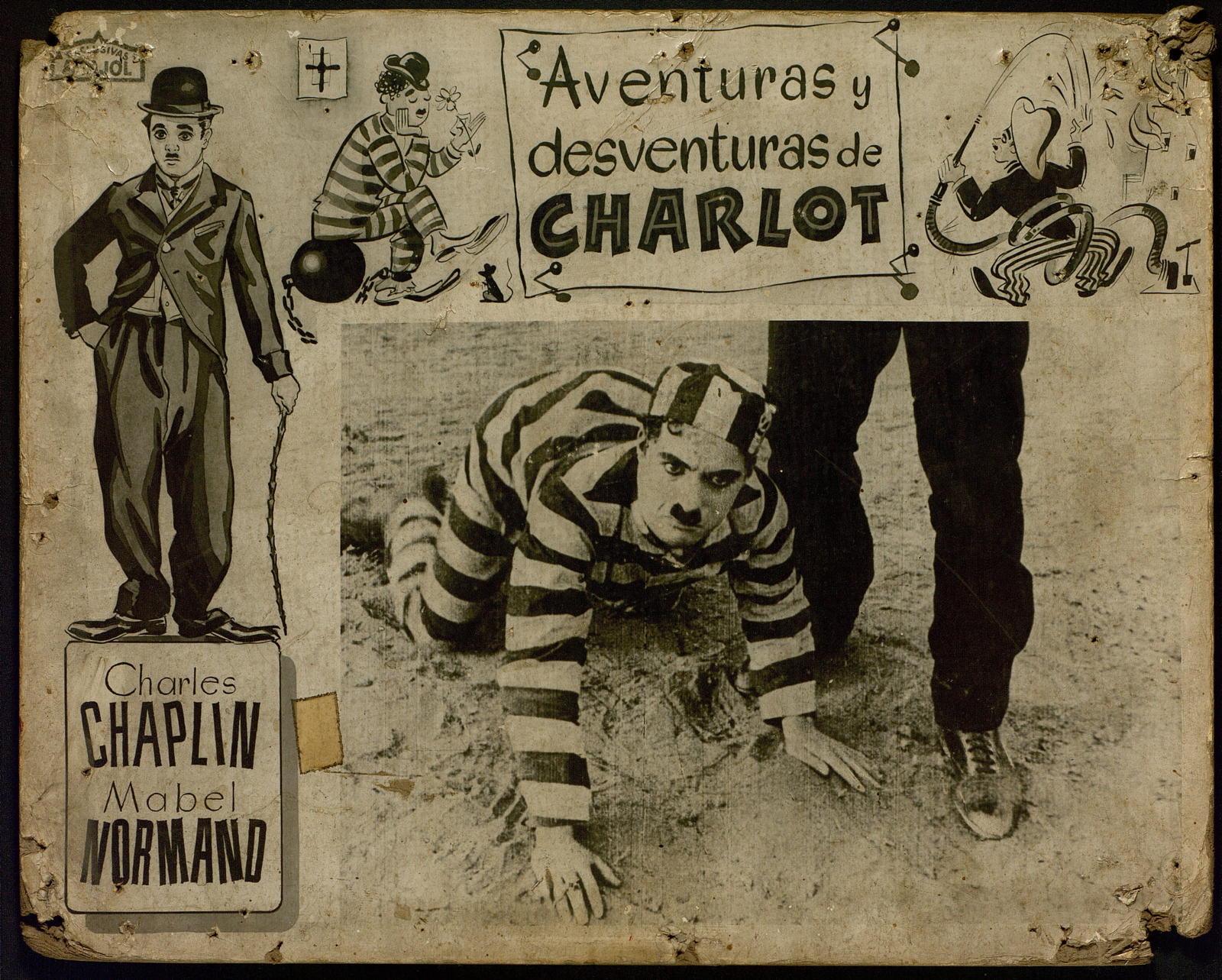 Desconegut, Aventuras y desventuras de Charlot