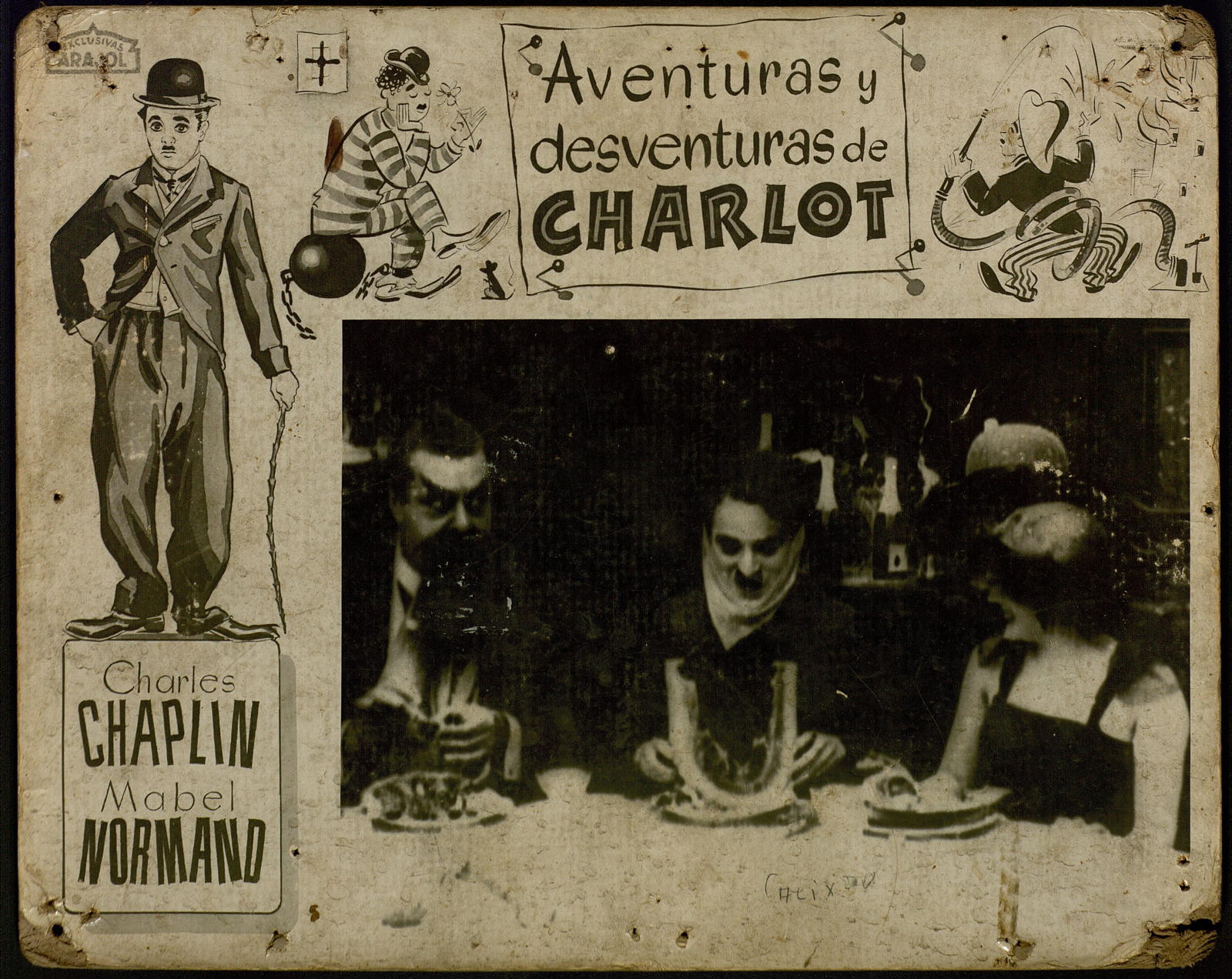 Desconegut, Aventuras y desventuras de Charlot